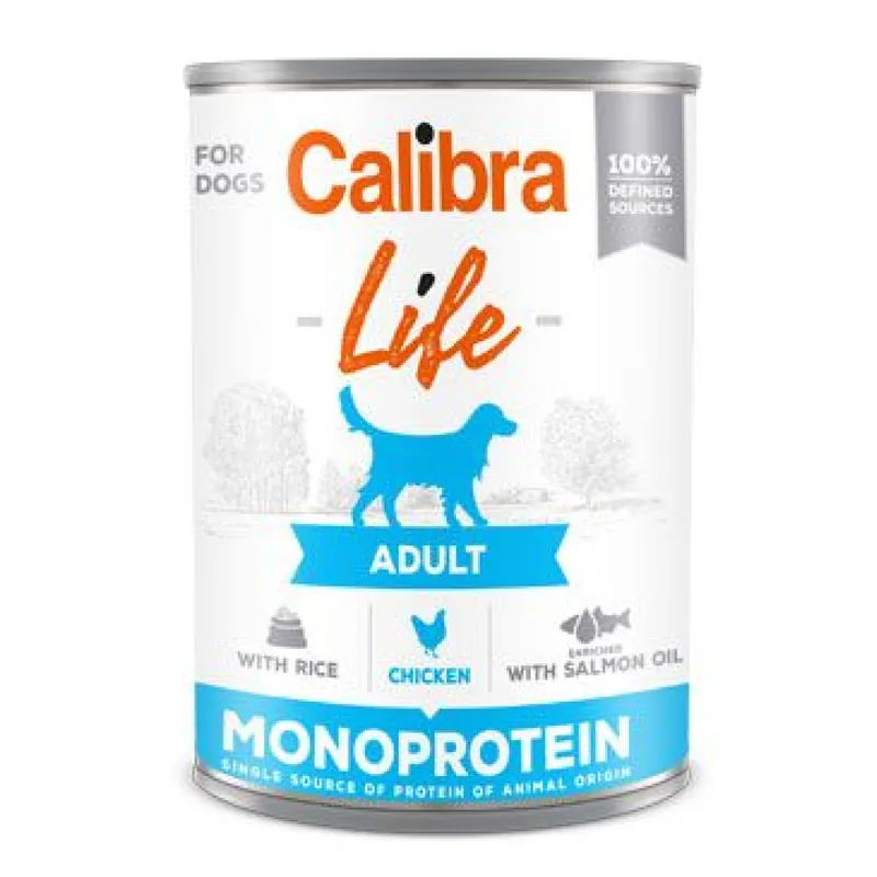 Calibra Dog Life konz.Adult Chicken with rice 400g Veilige Betaling