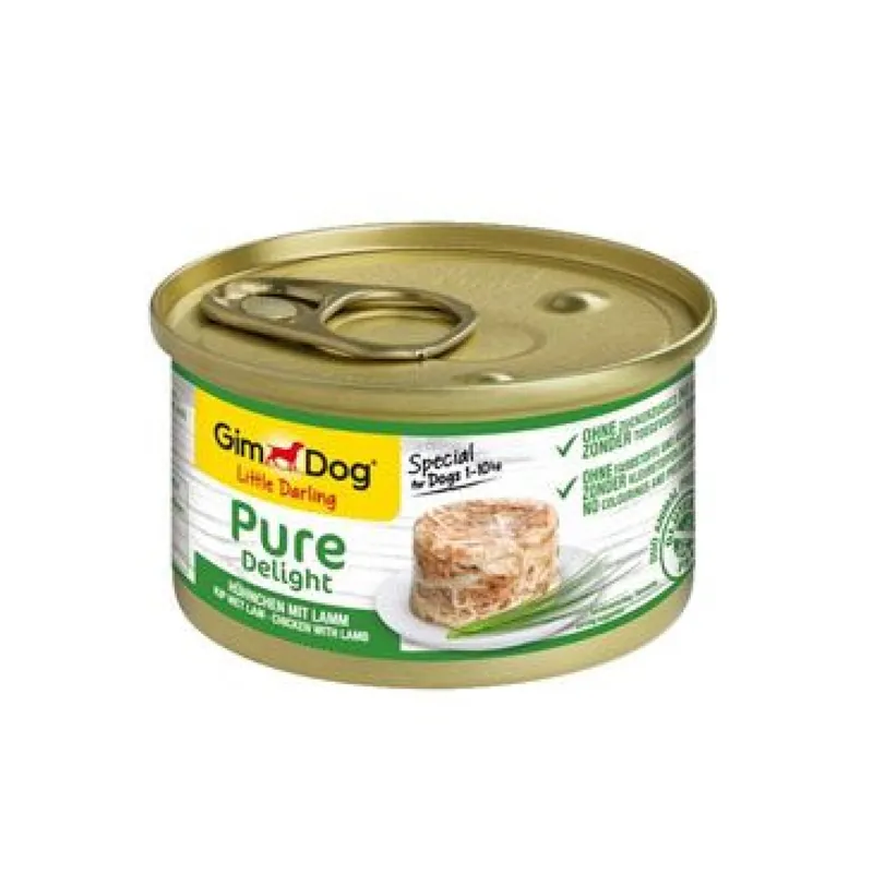 GimDog Pure Delight konz. kuře s jehněčim 85g Rechtstreeks Van De Fabrikant