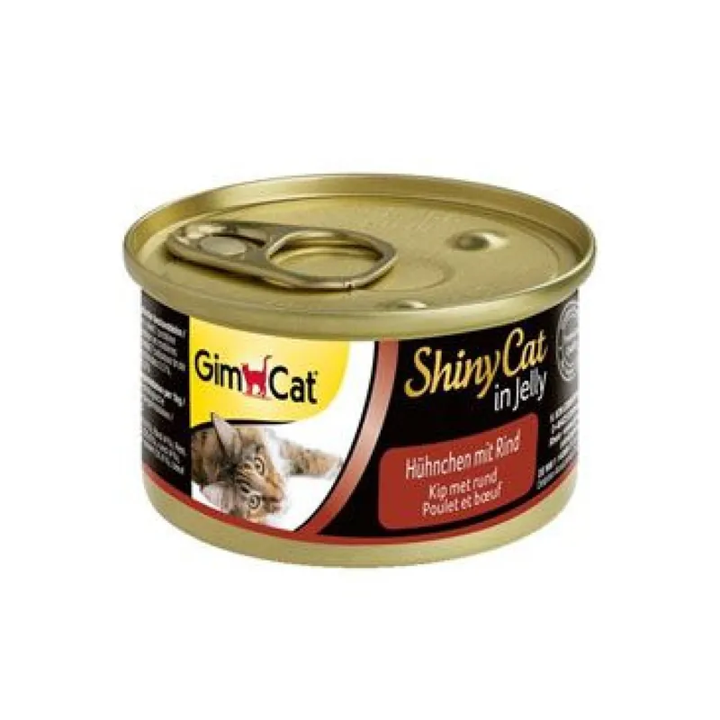 Favoriet GimCat ShinyCat konz. kuře s hovězím 70g