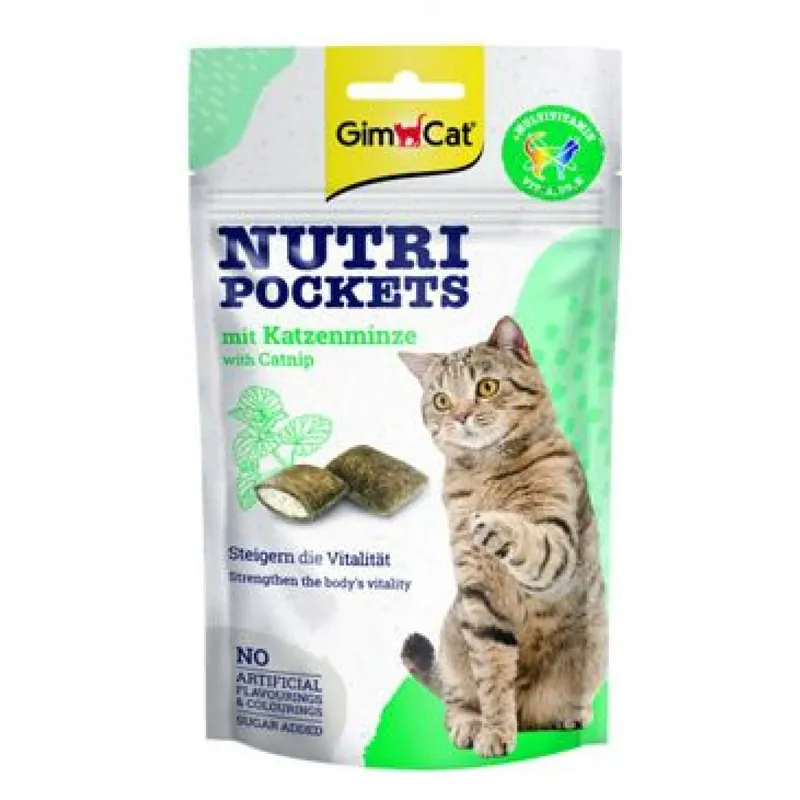 GimCat Nutri Pockets s catnipem 60g Merkproduct