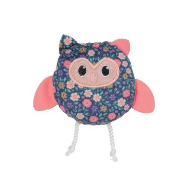 Koop Vandaag Hračka kočka ETHICAT FLORAL sova catnip Zolux
