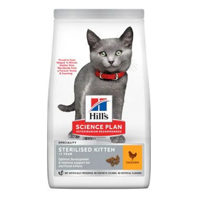Hill‘s Fel. SP Kitten Sterilised Chicken 1,5kg Betrouwbaar