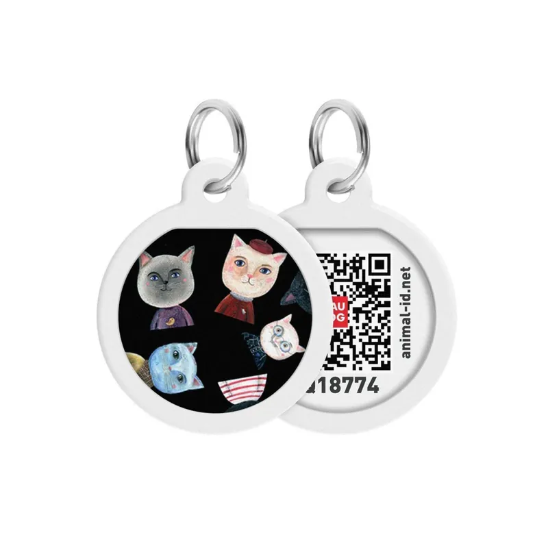 WAUDOG chytrá ID známka s QR tagem Kočičky Laatste Versie