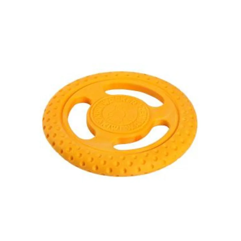 Hračka pes FRISBEE MAXI plov. z TPR oranžová Kiwi Flitsaanbieding