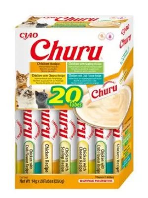 Churu Cat BOX Chicken Variety 20x14g Direct Beschikbaar